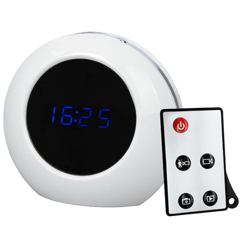 ANK Electronics B20525 Second Generation Multi Functional R And C Alarm Clock & Motion Detection Spy DVR - White
