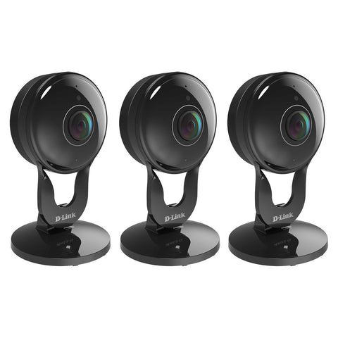 3 Pack D-Link 1080p Wireless Night Vision Security Camera Mobile App DCS-2530L