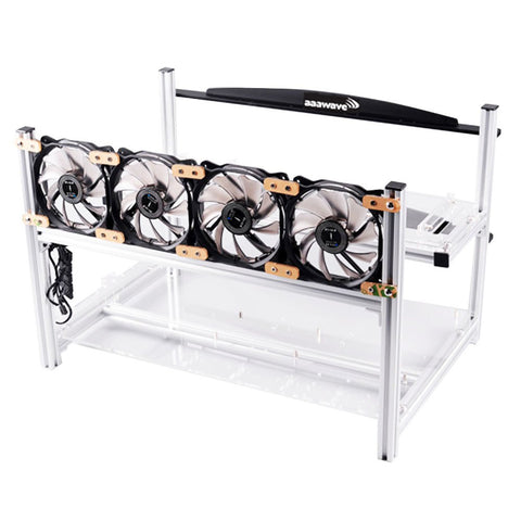 AAAwave AAAMC59 - Stackable with Fan Fixing Parts  6 Graphics Card Computer Case BTC LTC Coin Mining