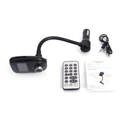 Car Bluetooth Hands Free MP3 Cigarette Lighter FM Transmitter Black