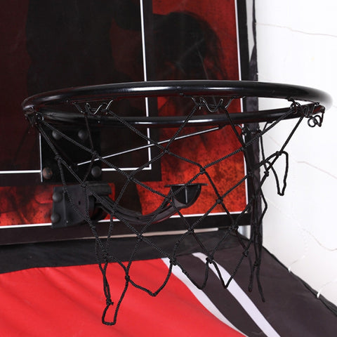 Double Shot Electronic Hoops with 5 Balls & Scoring Gray