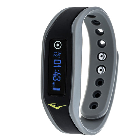 Everlast Wireless Grey Fitness Activity Waterproof Tracker W/ OLED Display / Sleep TR3 Monitor Watch