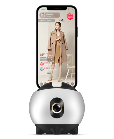 New Arrival 360 Rotation Auto Face Tracking Smart Selfie Stick Robot Q6 Shooting Camera Phone Smart Shooting Tracking Gimbal