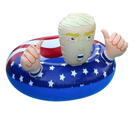 Re-Election Presidential Floats Inflatable Donald Trump Pool Float Ring Swimming Tube