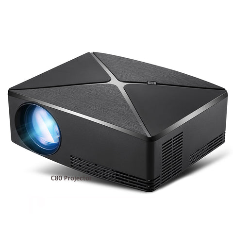 C80 UP projector Android 6.0 system Amlogic S905X CPU 2GB RAM 8GB ROM 1280*720 video support projector