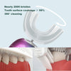 Image of Customized Design New Smart 2 Head 360 Automated IPX7 Waterproof U Shaped Electric Toothbrush With Travel Case