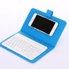 Image of 2021 new Mobile phone Bluetooth keyboard leather case Wireless keyboard cover Three system 2 in 1 mobile phone set