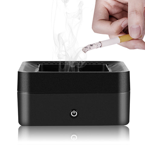 CYNRIN 2021 smokeless ashtray easycare uv price creative customized bulk ashtray pocket mini air purifier For Home And Car