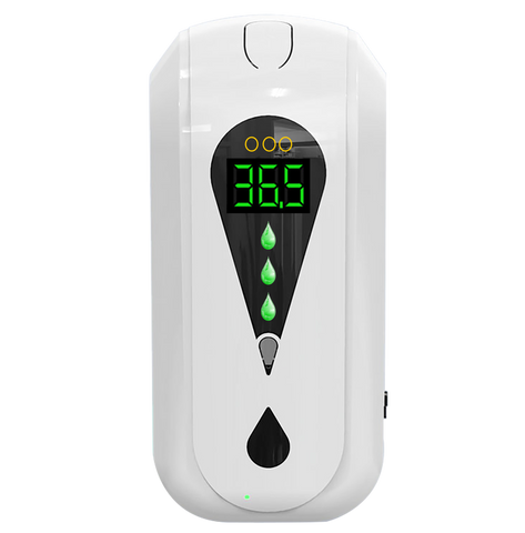 Fashion Automatic Liquid Temperature Measurement Electronic Display Automatic Soap Dispenser