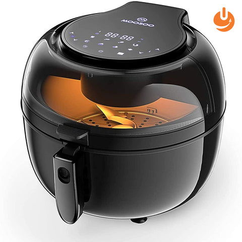 2021 best selling healthy no oil touch screen deep electric automatic mini air fryer for home cooking