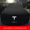 Image of Wholesale Luxury Satin Spandex Car Covers  for Tesla Model 3/S/X/Y Tesla Accessories Outdoor Car Cover