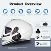 Image of Freedconn F1 Plus Motorcycle Group Intercom Waterproof HD Lens 1080P Video 6 Riders BT Wifi Helmet Interphone Recorder