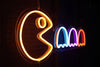 Image of Wholesale Custom LED Pacman Neon Sign Coffee Sign Neon Made In China Room  Wall Decor PACMAN ICON Led Neon Light