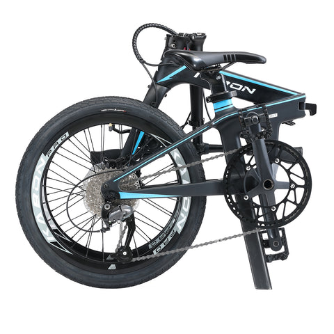 Fast Ship KABON Folding Bike for Adults Mini Compact Carbon Fiber Folding Bike for Women Commuters City Foldable Bicycle 20inch