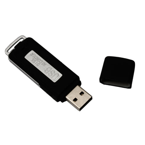 8GB Keychains Digital Voice Recorder USB Flash Drive UR-08 Black