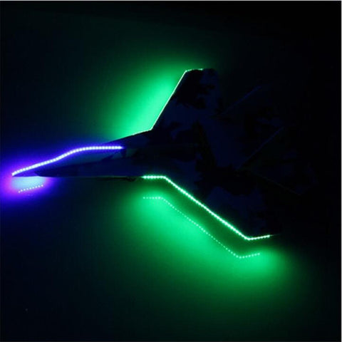 Flashing Led Jets Kt Foam Rc Plane SU 27 Model Electric Remote Control Airplanes Toys Hot Sale Drop Shipping