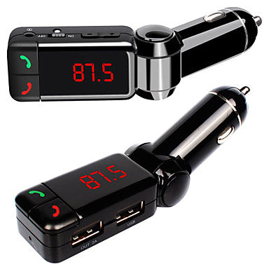 Wireless LED Bluetooth FM Transmitter MP3 Player Car Kit SD USB Charger Handsfree for iPhone Smart Phones