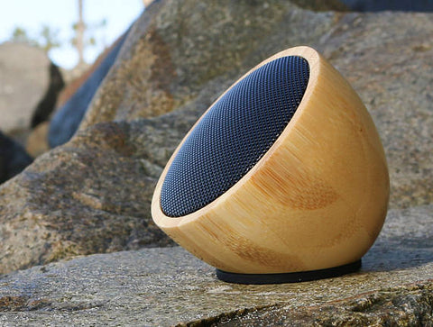 Acoustic Acorn - Bamboo Bluetooth 3.0 Speaker - Wireless, Outdoor Ready