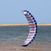 Image of High Quality Outdoor Fun Sports Power Dual Line Stunt Parafoil Parachute Rainbow Sports Beach Kite For Beginner