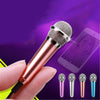 Image of Aluminium alloy Mini 3.5mm Handheld Karaoke KTV Cellphone Microphone Wired Small Recorder Microphone for Cellphone Computer