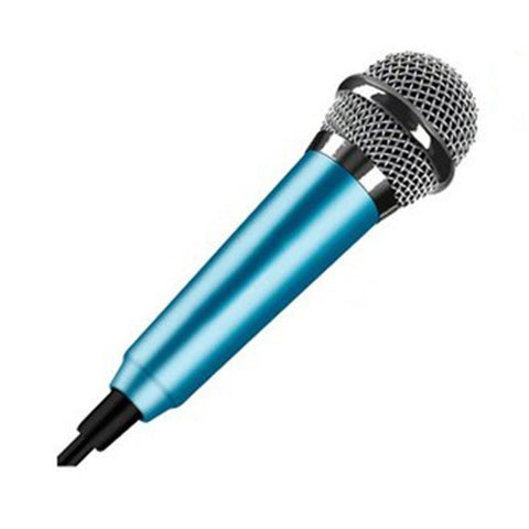 Aluminium alloy Mini 3.5mm Handheld Karaoke KTV Cellphone Microphone Wired Small Recorder Microphone for Cellphone Computer