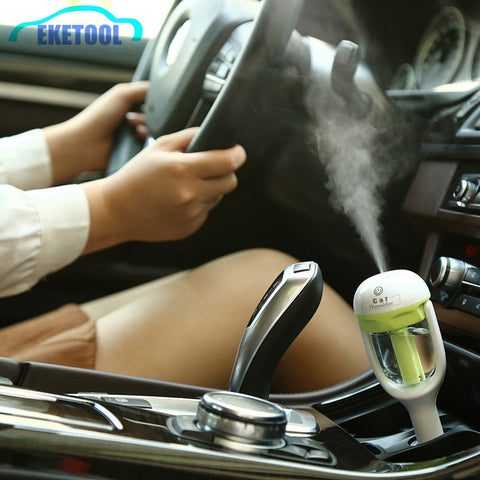 Newest Car Humidifier Air Puriifer Aroma Diffuser Sprayer Mute Mist Maker Auto Car Fragrance Spray Car Air Freshener Candy Color