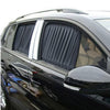 Image of 2 x 50S Aluminum Shrinkable Windowshade Curtain Car Side Window Sunshades Auto Rear Windshield Sun Block - Black Beige Gray
