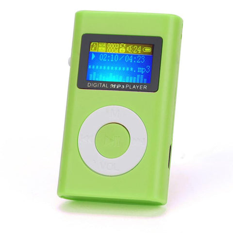 2018 Mini MP3 Player USB  LCD Screen Support 32GB Micro SD TF Card  MP3 Player For Children 3.5mm stereo Jack 5Color#25