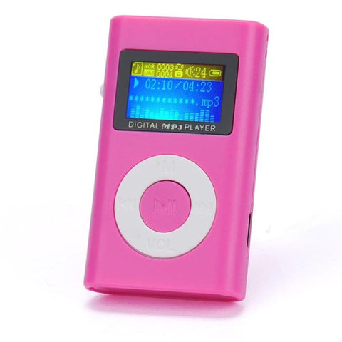 2018 Mini MP3 Player USB  LCD Screen Support 32GB Micro SD TF Card  MP3 Player For Children 3.5mm stereo Jack 5Color#25