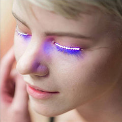 LED Fashion Eyelid False Eyelashes - Gadget Druggie