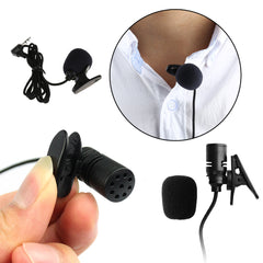2017 New 3.5mm Mini Headset Microphone Tie Lapel Lavalier Clip Microphone For Lectures Teaching Conference Guide Studio Mic