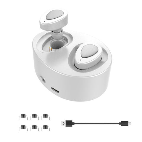 Bluetooth 4.1 True Wireless Stereo Earphones Mini Headset Handsfree Earbud with MIC Charging Box for iPhone 7 Samsung