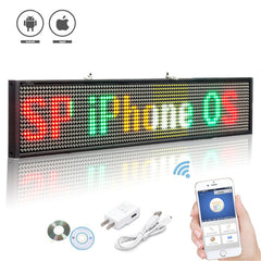 P5 SMD Led Wireless open Sign Programmable Scrolling Message Multicolor LED Display Board for Shop window advertising business