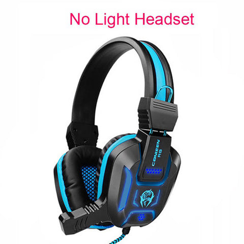 New Canleen Stereo Surrounded Deep Bass LED Light Gaming Headphone Headset Over-Ear Earphone with Light for LOL PC Gamer