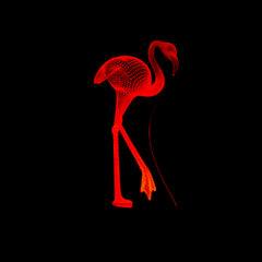 HOT SALE Multicolor Flamingos Decorative Animal 3D Lamp Night Light RGB LED Lighting Christmas Xmas Gifts Kids Toys Lava Lampe