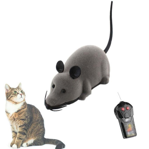 Wireless Remote Control Mouse Electronic Toy Rat Mice Toy Gift For Kids Mouse Love Cute Toy Black Brown Gray