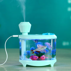 Home Car Ultrasonic Humidifier Mini Fish Tank Acquario USB Air Purifier Atomization Machine Mist Maker Fogger Humidifier
