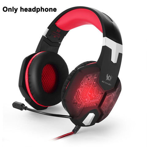 3.5mm Gaming Headphone Gaming Headset Casque Gamer Stereo Headphone With Microphone Mic Led light Game Headsets For PC Computer