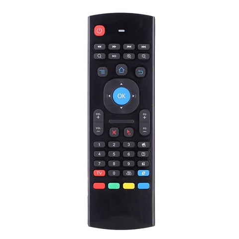 MX3 Portable 2.4G Wireless Remote Control Keyboard Controller Air Mouse for Smart TV Android TV box mini PC HTPC black