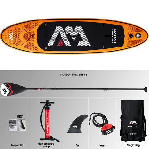 315*75*15cm inflatable surfboard FUSION 2019 stand up paddle surfing board AQUA MARINA water sport sup board ISUP B01004
