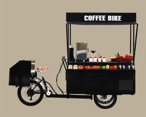 New design hot sale coffee shop mobile cart food bike tricycle